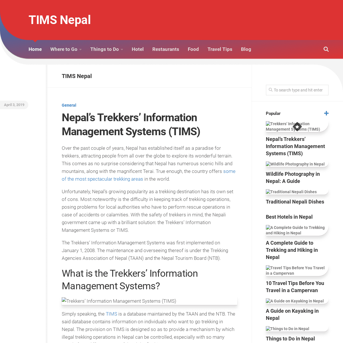 A complete backup of timsnepal.com