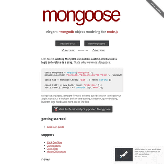 A complete backup of mongoosejs.com