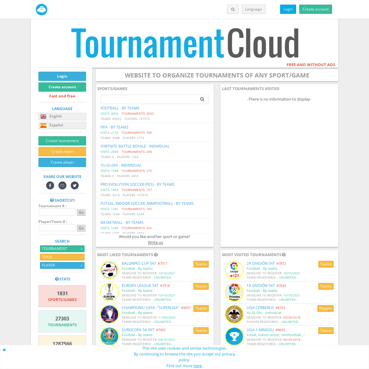 A complete backup of tournament-cloud.com