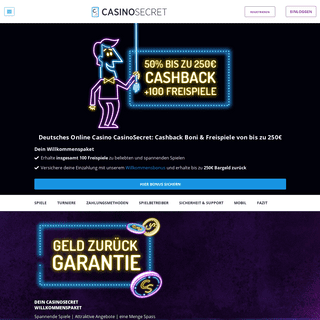 A complete backup of casinosecret.com
