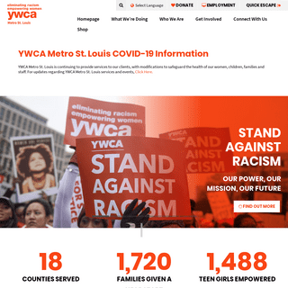 Homepage - YWCA Metro St. Louis