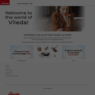 A complete backup of vileda.com