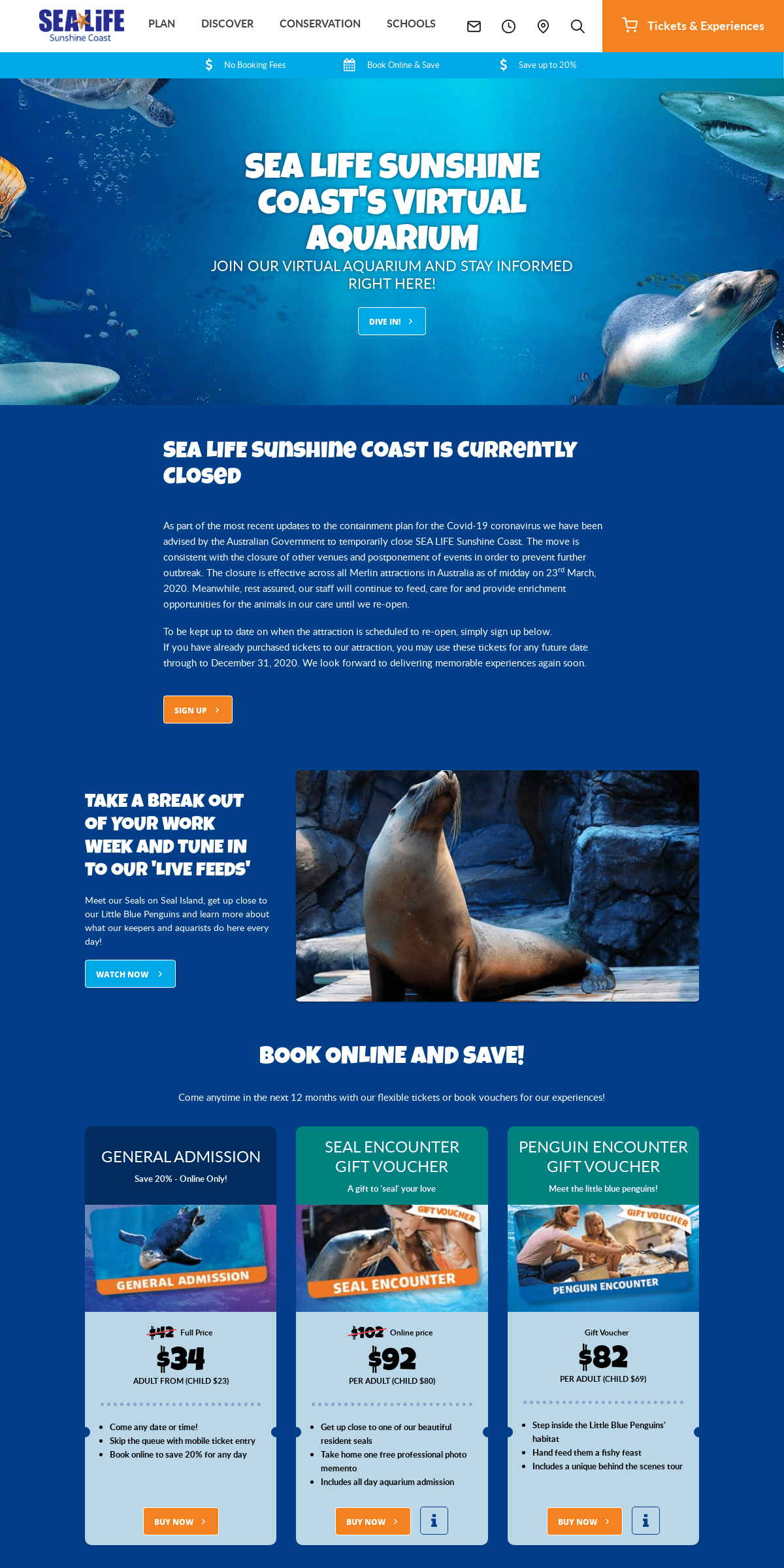 A complete backup of sealifesunshinecoast.com.au