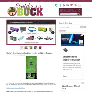 A complete backup of stretchingabuckblog.com