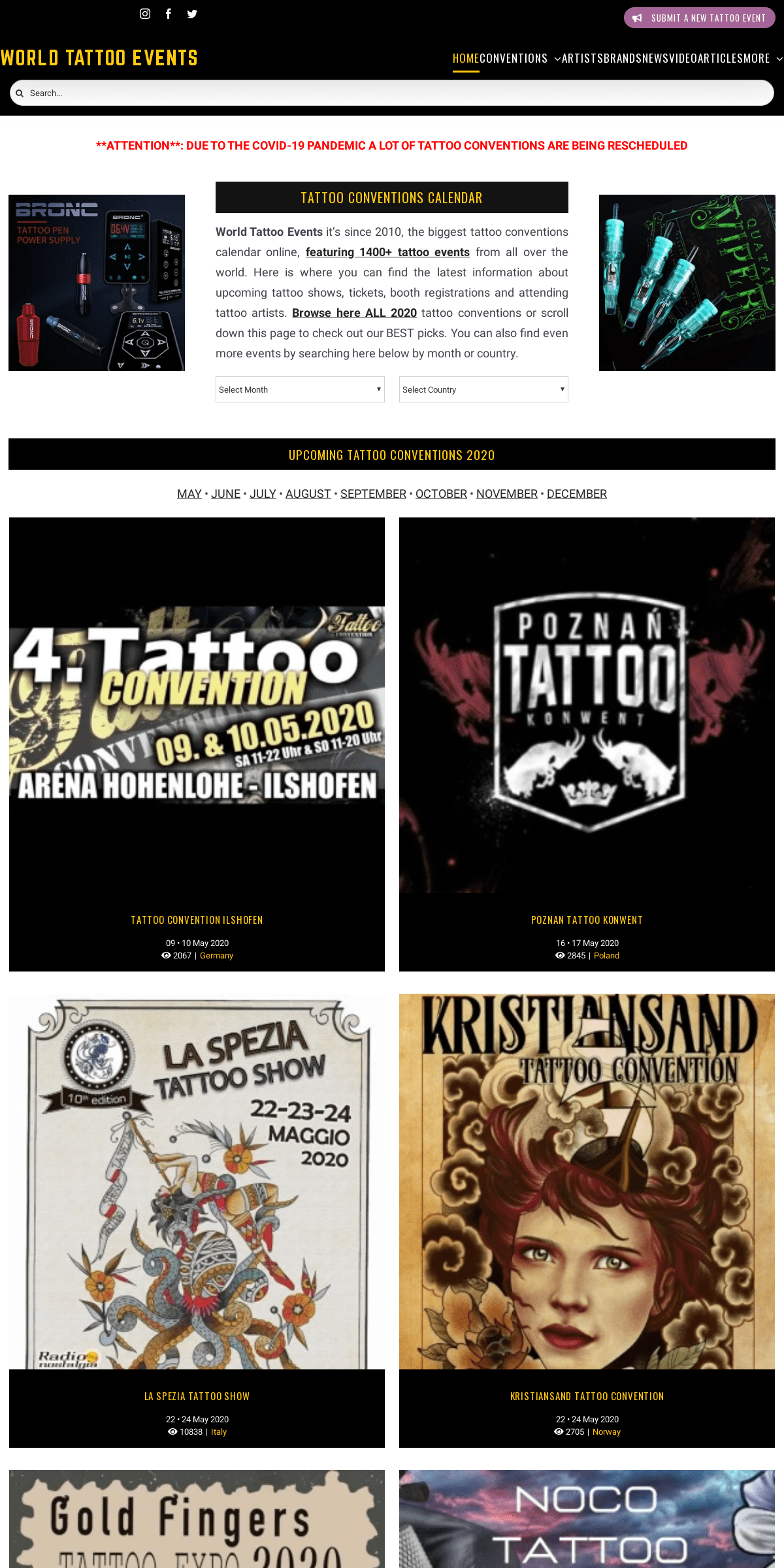 A complete backup of worldtattooevents.com