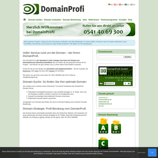 A complete backup of domainprofi.de