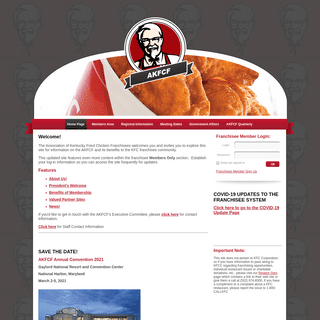 AKFCF - Welcome to The Association of Kentucky Fried Chicken Franchisees