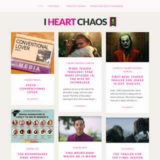 A complete backup of iheartchaos.com