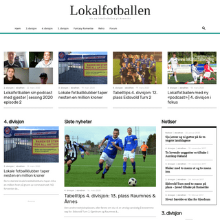 A complete backup of lokalfotballen.blog