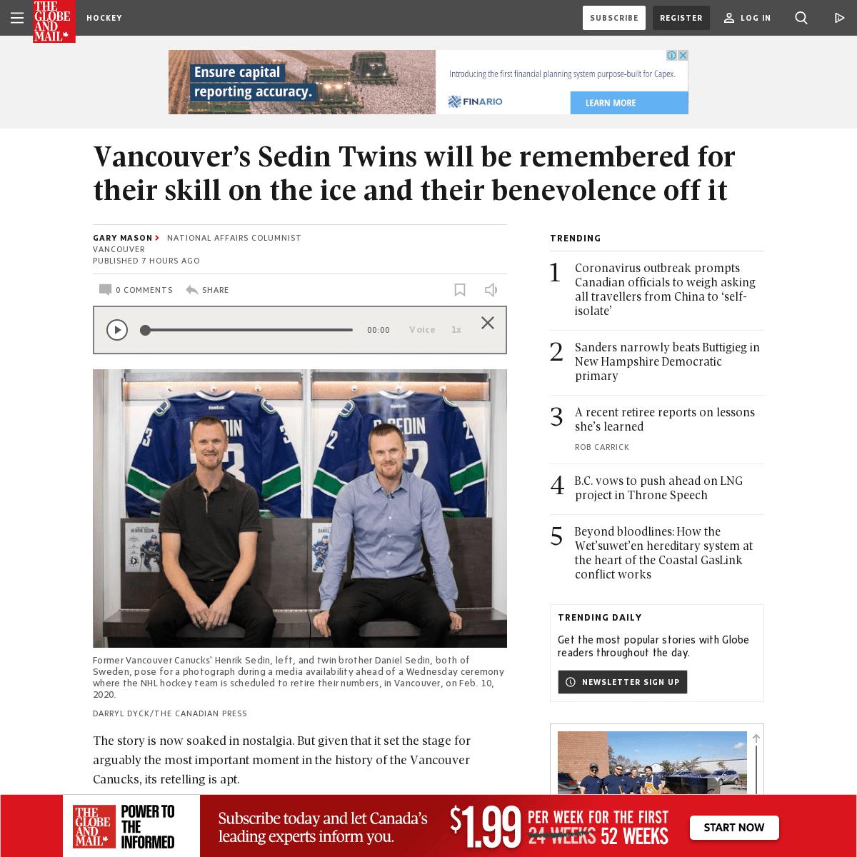 A complete backup of www.theglobeandmail.com/sports/hockey/article-vancouvers-sedin-twins-will-be-remembered-for-their-skill-on-