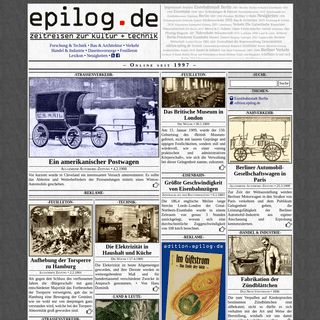 A complete backup of epilog.de