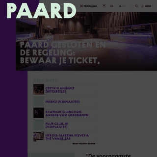 A complete backup of paard.nl