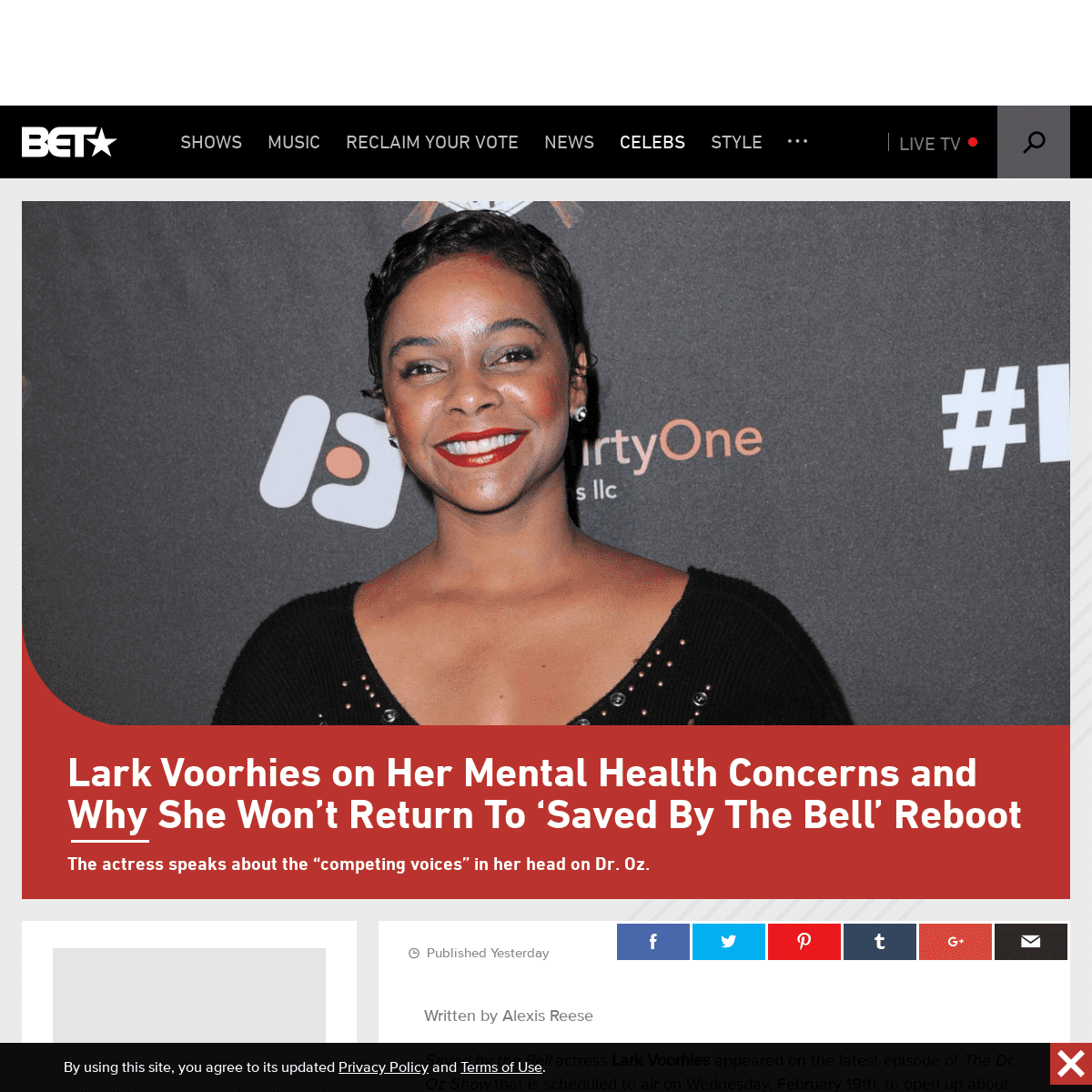 A complete backup of www.bet.com/celebrities/news/2020/02/19/lark-voorhies-on-her-mental-health-concerns-and-why-she-wont-ret.ht