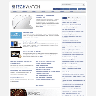 A complete backup of techwatch.co.uk