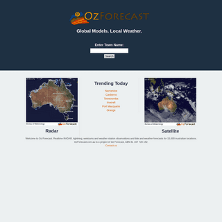 A complete backup of ozforecast.com.au