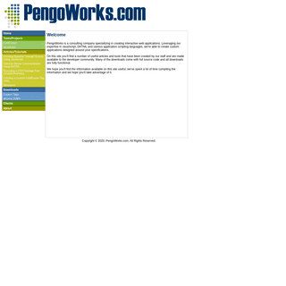 A complete backup of pengoworks.com