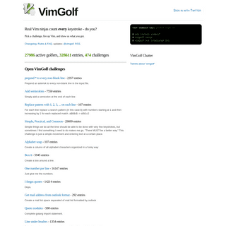 A complete backup of vimgolf.com