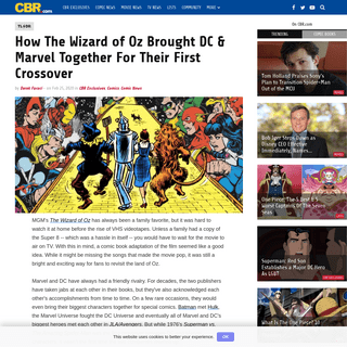 A complete backup of www.cbr.com/wizard-of-oz-first-marvel-dc-crossover/