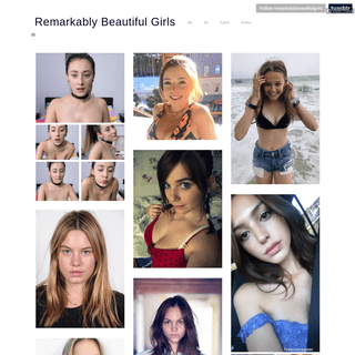 A complete backup of remarkablybeautifulgirls.tumblr.com