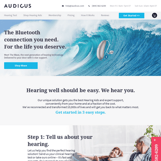 A complete backup of audicus.com