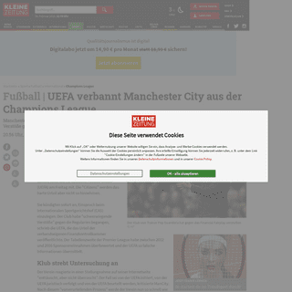 A complete backup of www.kleinezeitung.at/sport/fussball/international/championsleague/5769372/Fussball_UEFA-verbannt-Manchester