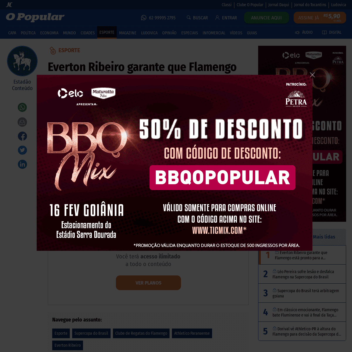 A complete backup of www.opopular.com.br/noticias/esporte/everton-ribeiro-garante-que-flamengo-est%C3%A1-pronto-para-a-supercopa