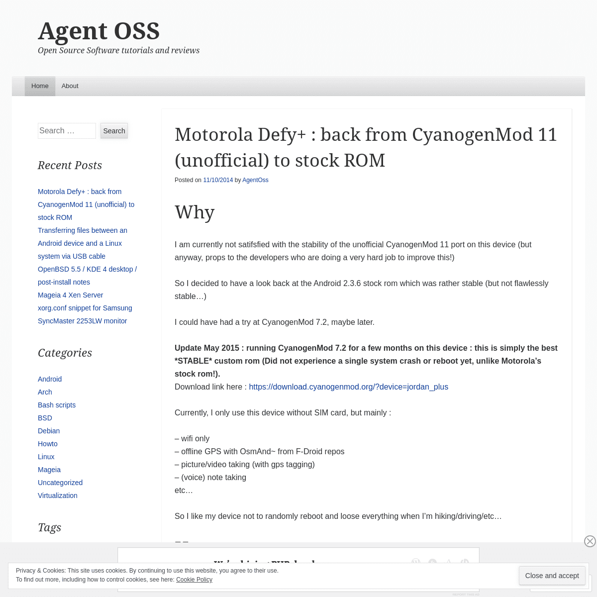 A complete backup of agentoss.wordpress.com