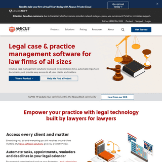 A complete backup of amicusattorney.com