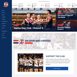 A complete backup of roosters.com.au