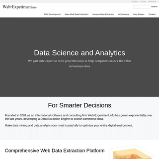 Intelligent Automation Platform - Web Data Integration - Web Data Extraction