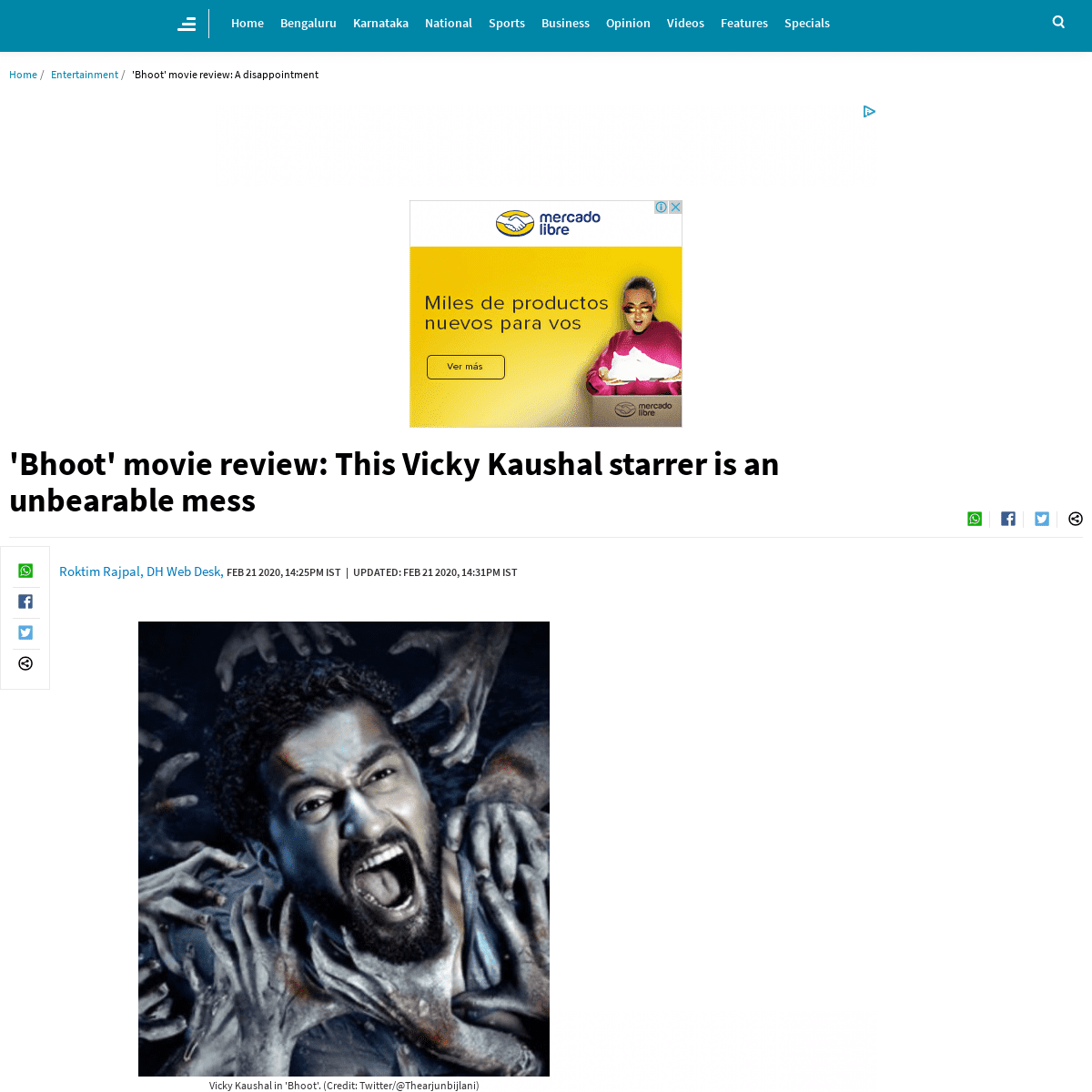 A complete backup of www.deccanherald.com/entertainment/bhoot-movie-review-this-vicky-kaushal-starrer-is-an-unbearable-mess-8067
