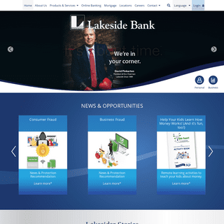 A complete backup of lakesidebank.com