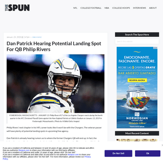 A complete backup of thespun.com/nfl/afc-south/indianapolis-colts/dan-patrick-hearing-potential-landing-spot-for-qb-philip-river