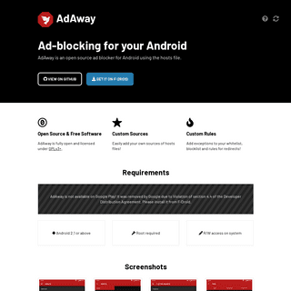 A complete backup of adaway.org