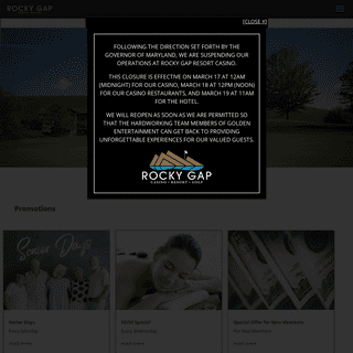 Rocky Gap Casino - Resorts in Maryland