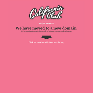 A complete backup of californiaclub.com.au