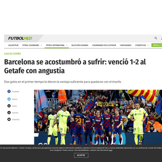 A complete backup of www.futbolred.com/liga-de-espana/barcelona-vs-getafe-goles-y-mejores-momentos-del-partido-113145