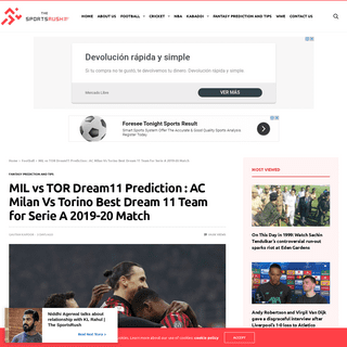A complete backup of thesportsrush.com/mil-vs-tor-dream11-prediction-ac-milan-vs-torino-best-dream-11-team-for-serie-a-2019-20-m