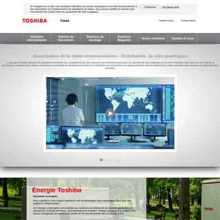 A complete backup of toshiba.fr