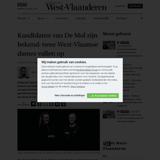 A complete backup of kw.be/nieuws/cultuur-en-media/kandidaten-van-de-mol-zijn-bekend-twee-west-vlaamse-dames-vallen-op/article-n
