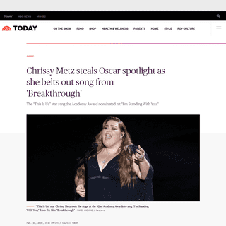 A complete backup of www.today.com/popculture/chrissy-metz-steals-oscar-spotlight-she-belts-out-song-breakthrough-t173555
