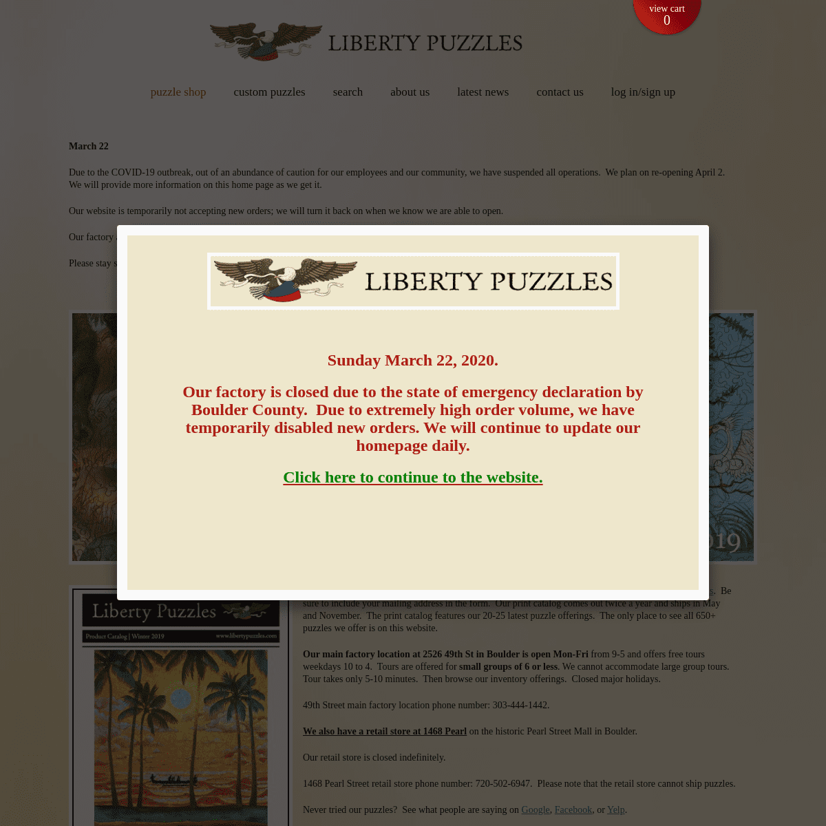 A complete backup of libertypuzzles.com