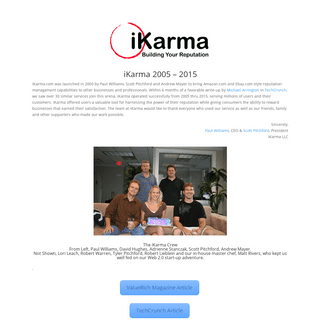 iKarma - Building your reputation