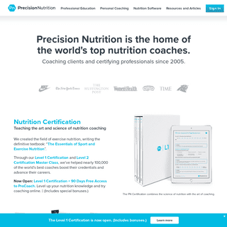 A complete backup of precisionnutrition.com
