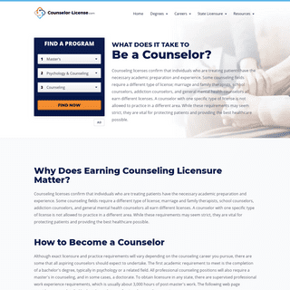 A complete backup of counselor-license.com