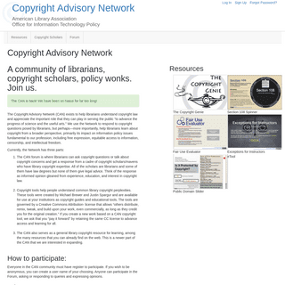 Copyright Advisory Network - Copyright Advisory Network
