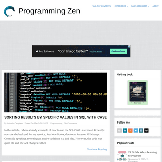 A complete backup of programmingzen.com