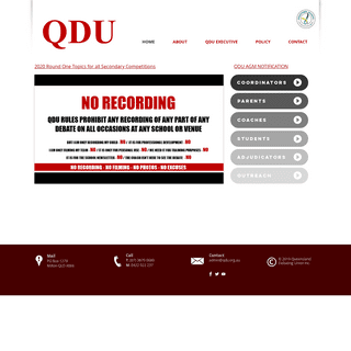 A complete backup of qdu.org.au