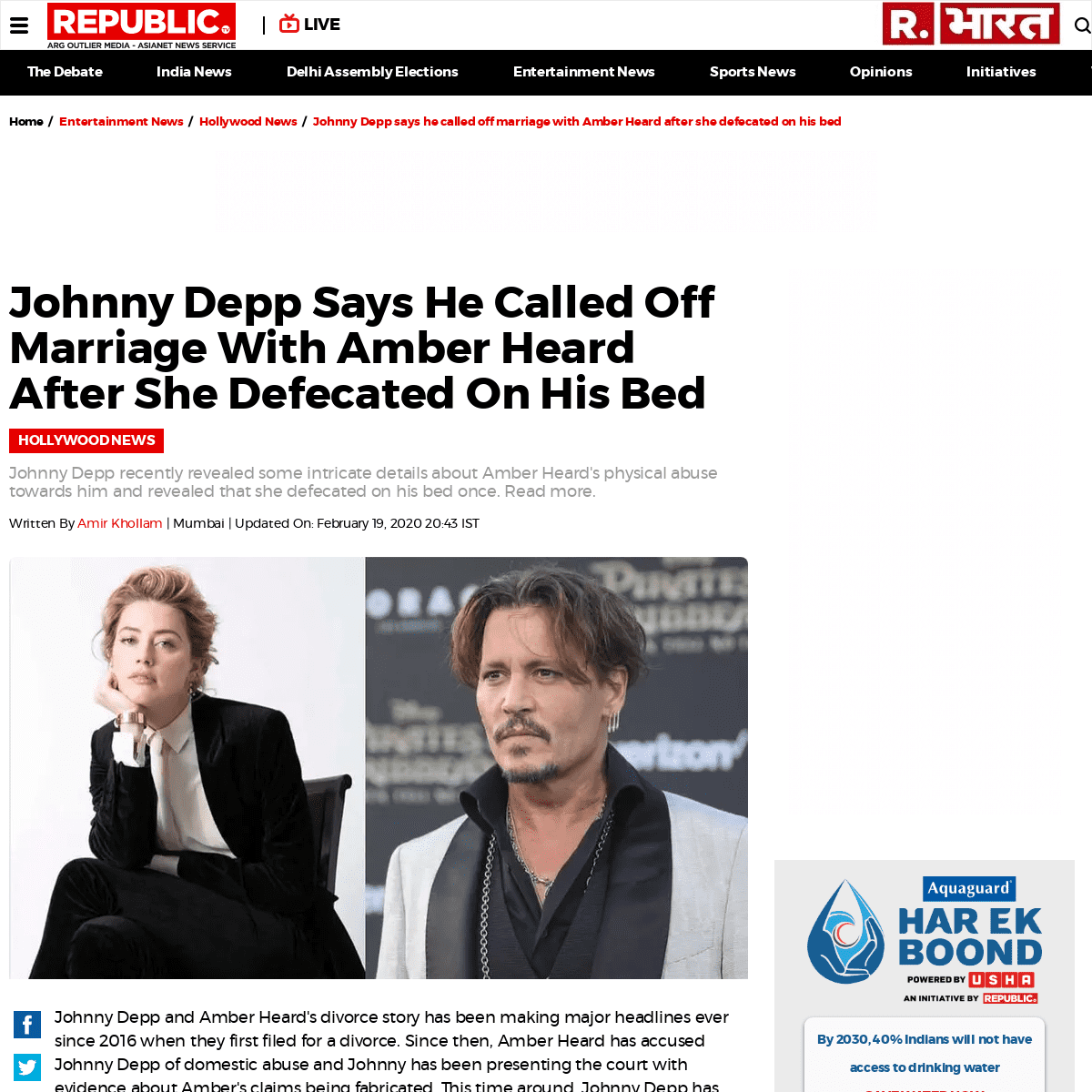 A complete backup of www.republicworld.com/entertainment-news/hollywood-news/johnny-depp-and-amber-heard-divorce-story.html
