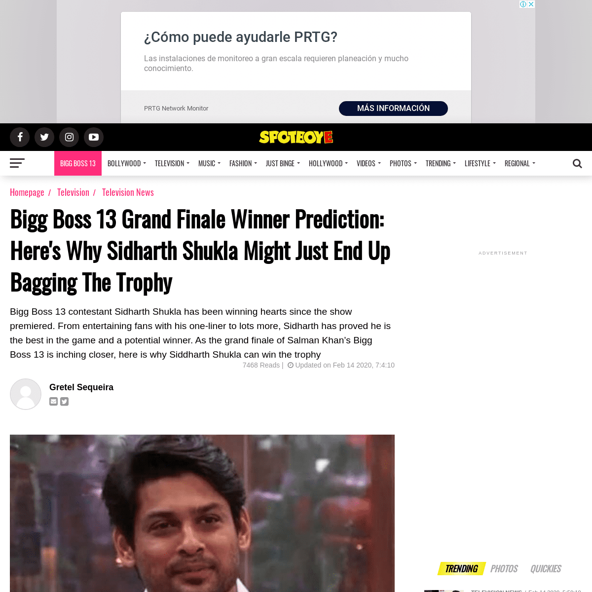 A complete backup of www.spotboye.com/television/television-news/bigg-boss-13-grand-finale-winner-prediction-can-siddharth-shukl